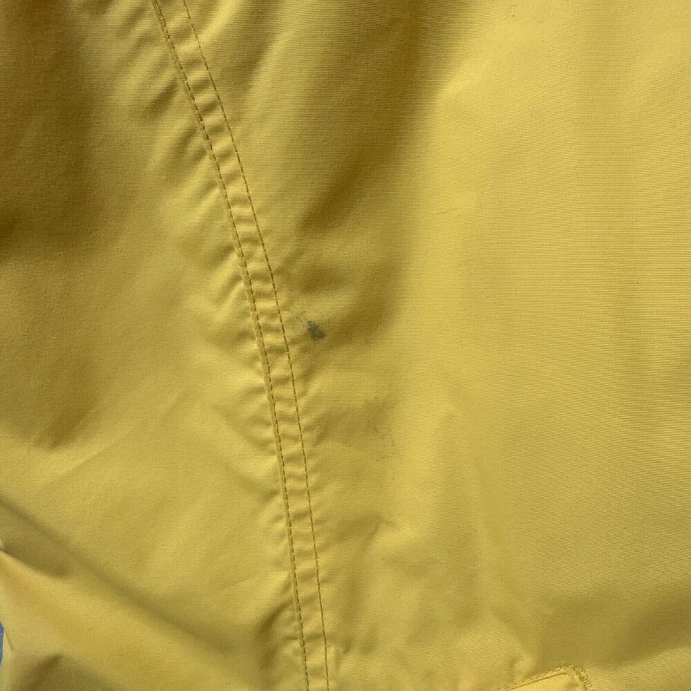 Columbia Women's Size Large Windbreaker Jacket Yellow Nylon  Slim Style. - Picture 5 of 8
